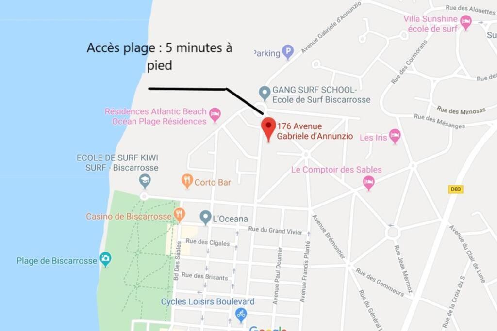 Maison 4 A 5 Personnes Au Pied Des Plages Biscarrosse Εξωτερικό φωτογραφία